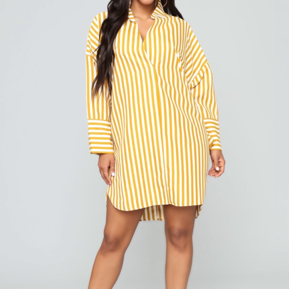 Striped tunic dress/ blouse